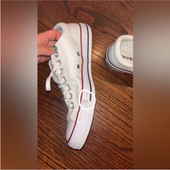 Converse White Sneakers - Picture 7 of 8